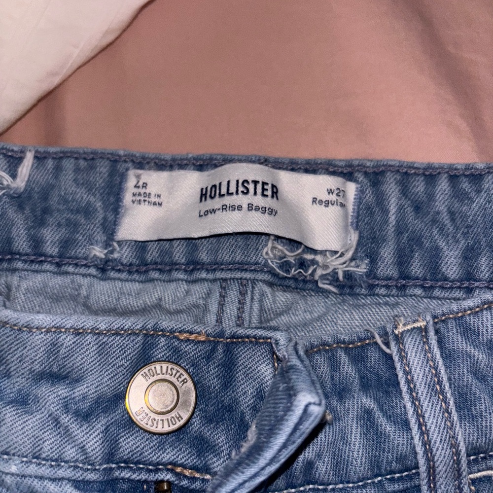 Hollister Blue Flare Wide Leg Jeans - Picture 3 of 3